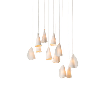Sonora Ceramics Chandelier - Elegant Design with Adjustable Height & L