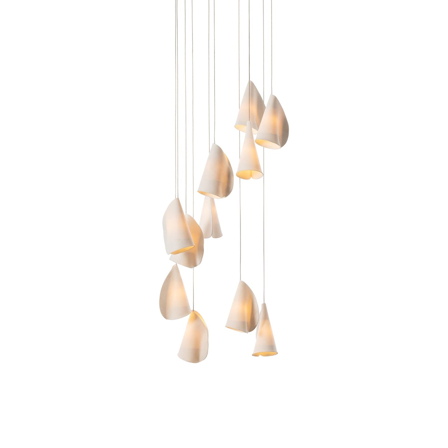 Sonora Ceramics Chandelier - Elegant Design with Adjustable Height & L