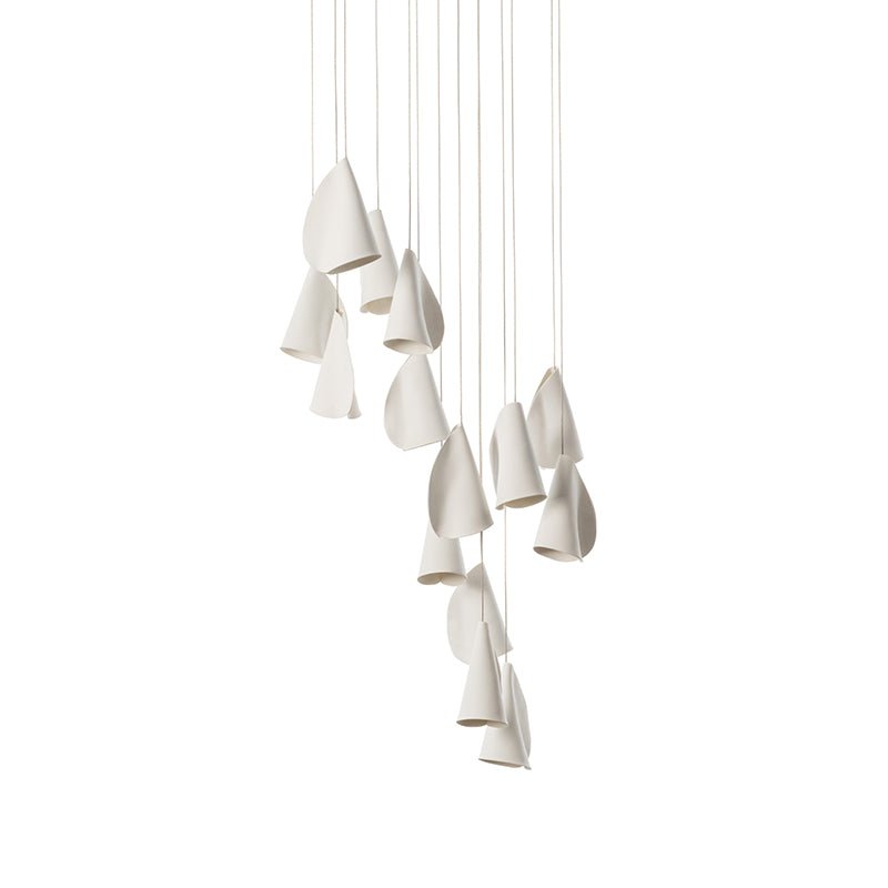 Sonora Ceramics Chandelier - Elegant Design with Adjustable Height & L