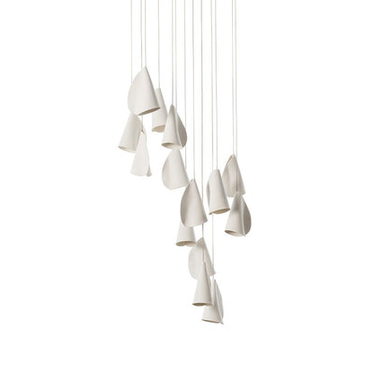 Sonora Ceramics Chandelier - Elegant Design with Adjustable Height & L