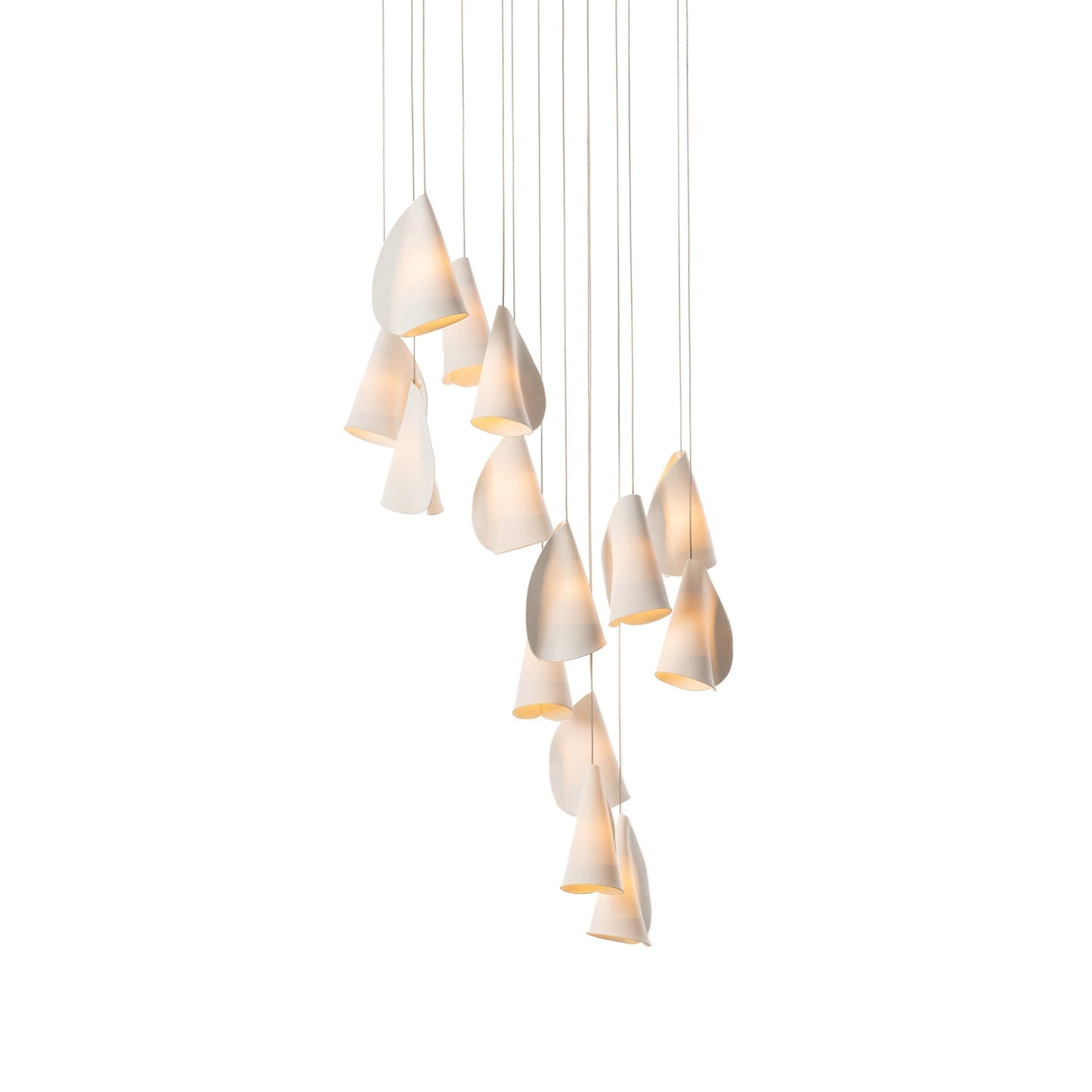 Sonora Ceramics Chandelier - Elegant Design with Adjustable Height & L