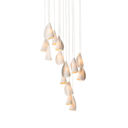 Sonora Ceramics Chandelier - Elegant Design with Adjustable Height & L