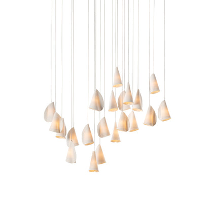 Sonora Ceramics Chandelier - Elegant Design with Adjustable Height & L