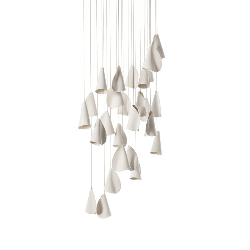 Sonora Ceramics Chandelier - Elegant Design with Adjustable Height & L