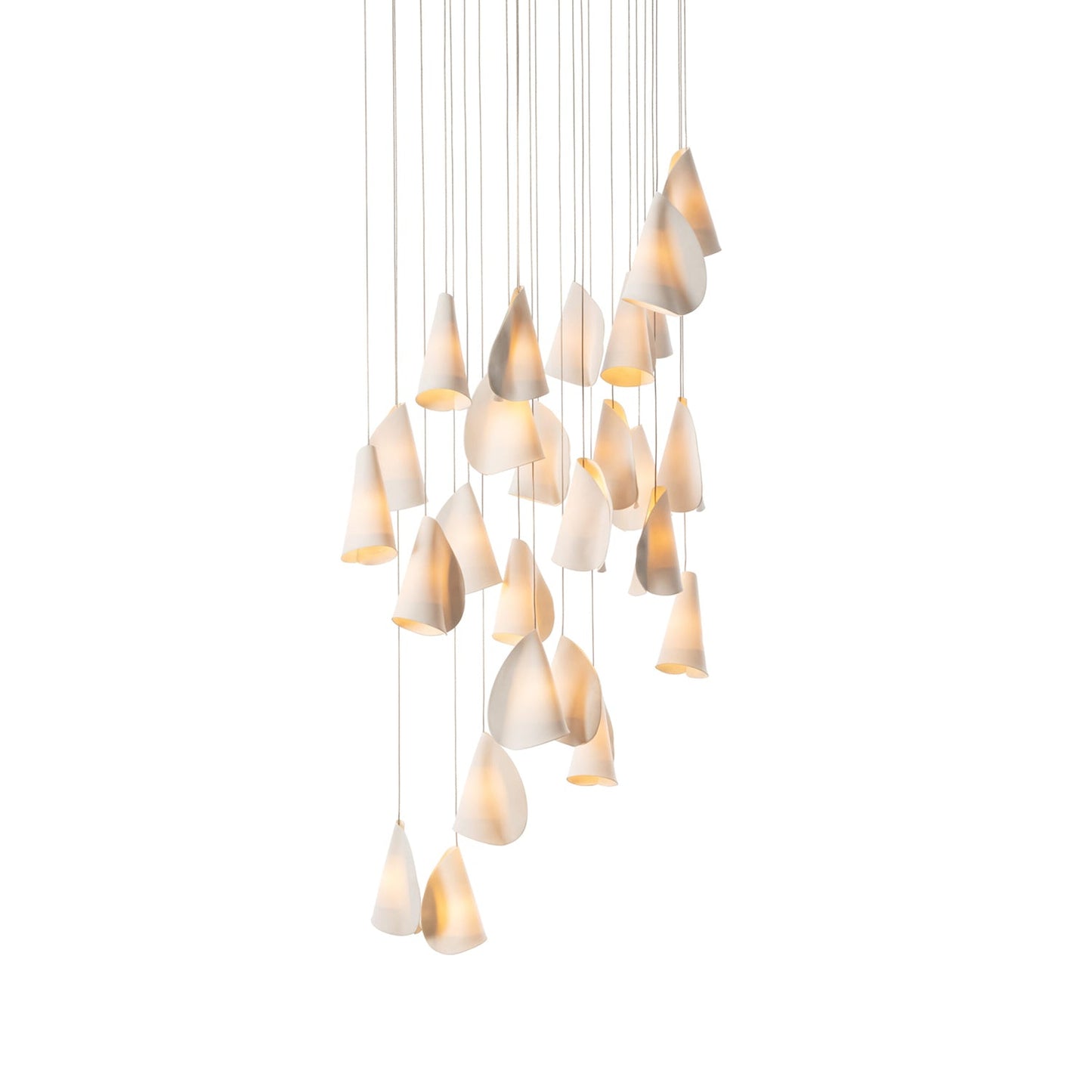 Sonora Ceramics Chandelier - Elegant Design with Adjustable Height & L