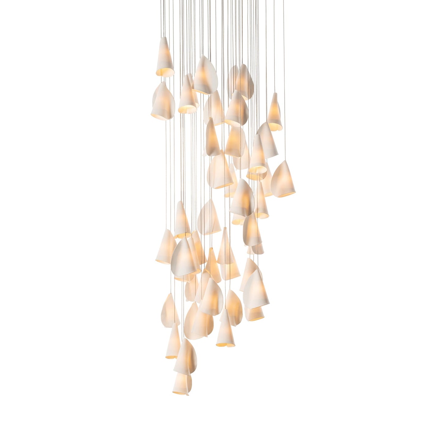 Sonora Ceramics Chandelier - Elegant Design with Adjustable Height & L