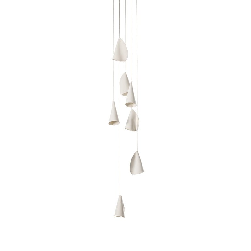 Sonora Ceramics Chandelier - Elegant Design with Adjustable Height & L