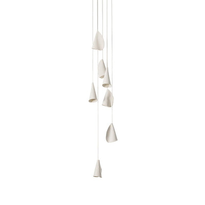 Sonora Ceramics Chandelier - Elegant Design with Adjustable Height & L