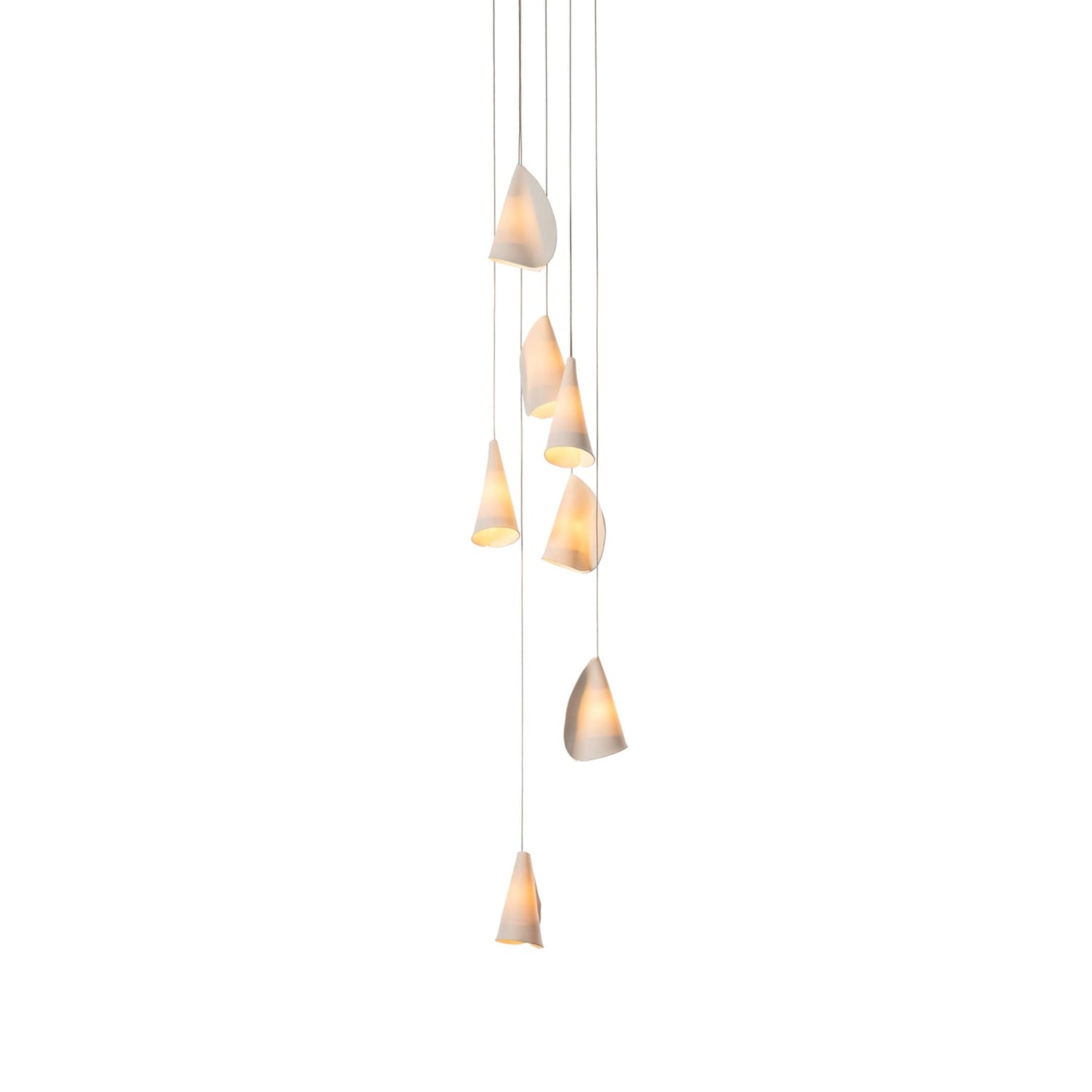 Sonora Ceramics Chandelier - Elegant Design with Adjustable Height & L