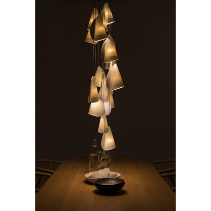 Sonora Ceramics Chandelier - Elegant Design with Adjustable Height & L