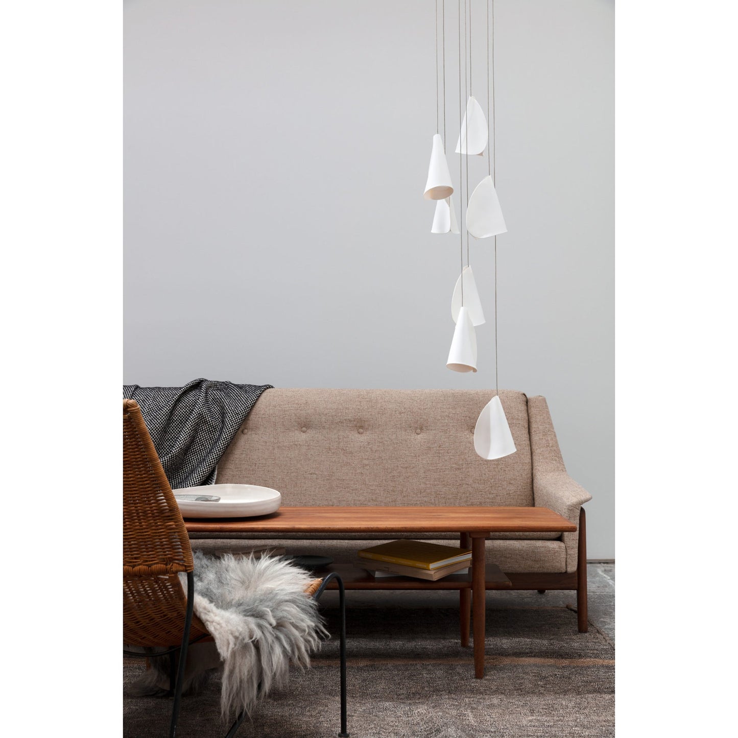 Sonora Ceramics Chandelier - Elegant Design with Adjustable Height & L