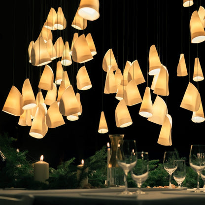 Sonora Ceramics Chandelier - Elegant Design with Adjustable Height & L