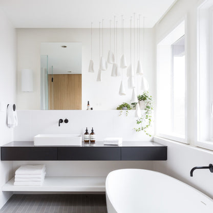 Sonora Ceramics Chandelier - Elegant Design with Adjustable Height & L