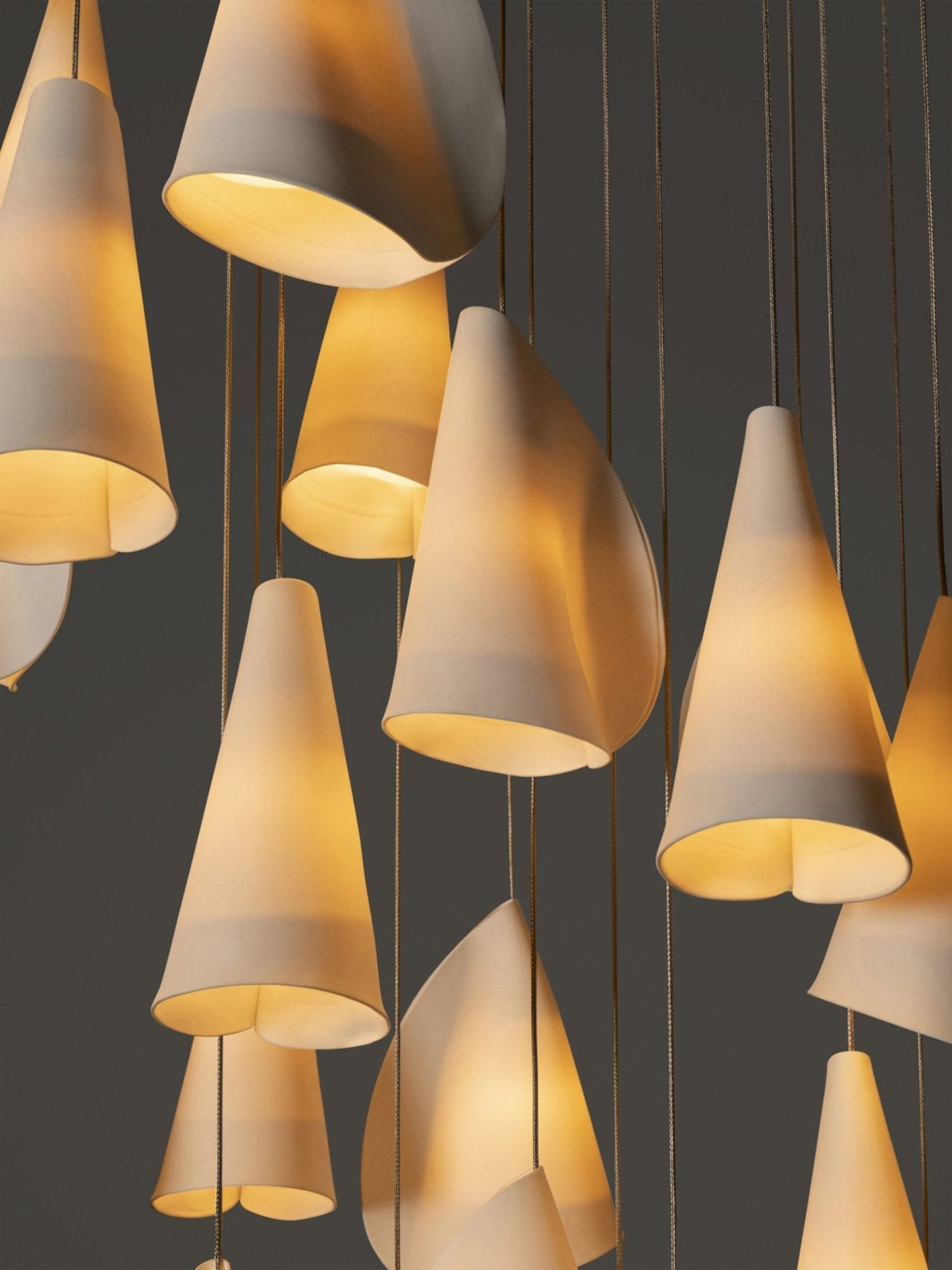 Sonora Ceramics Chandelier - Elegant Design with Adjustable Height & L
