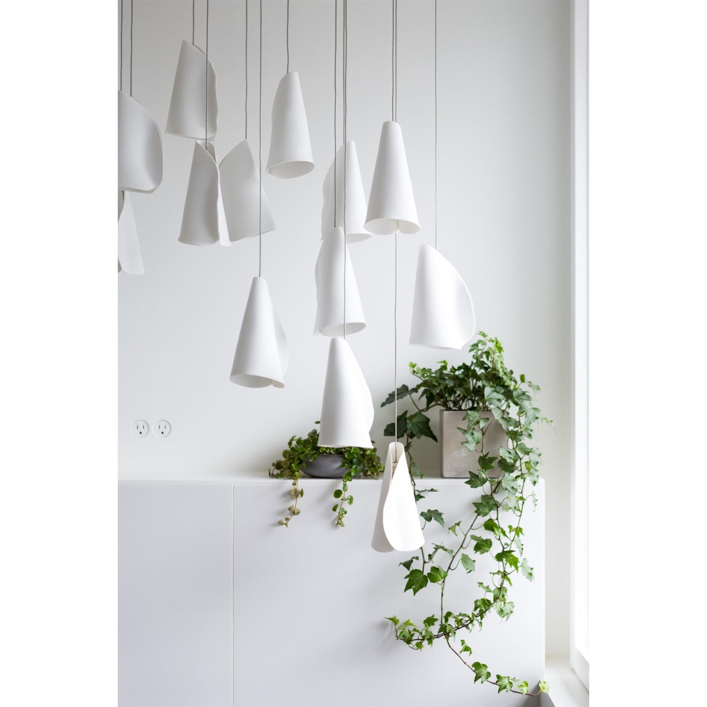 Sonora Ceramics Chandelier - Elegant Design with Adjustable Height & L