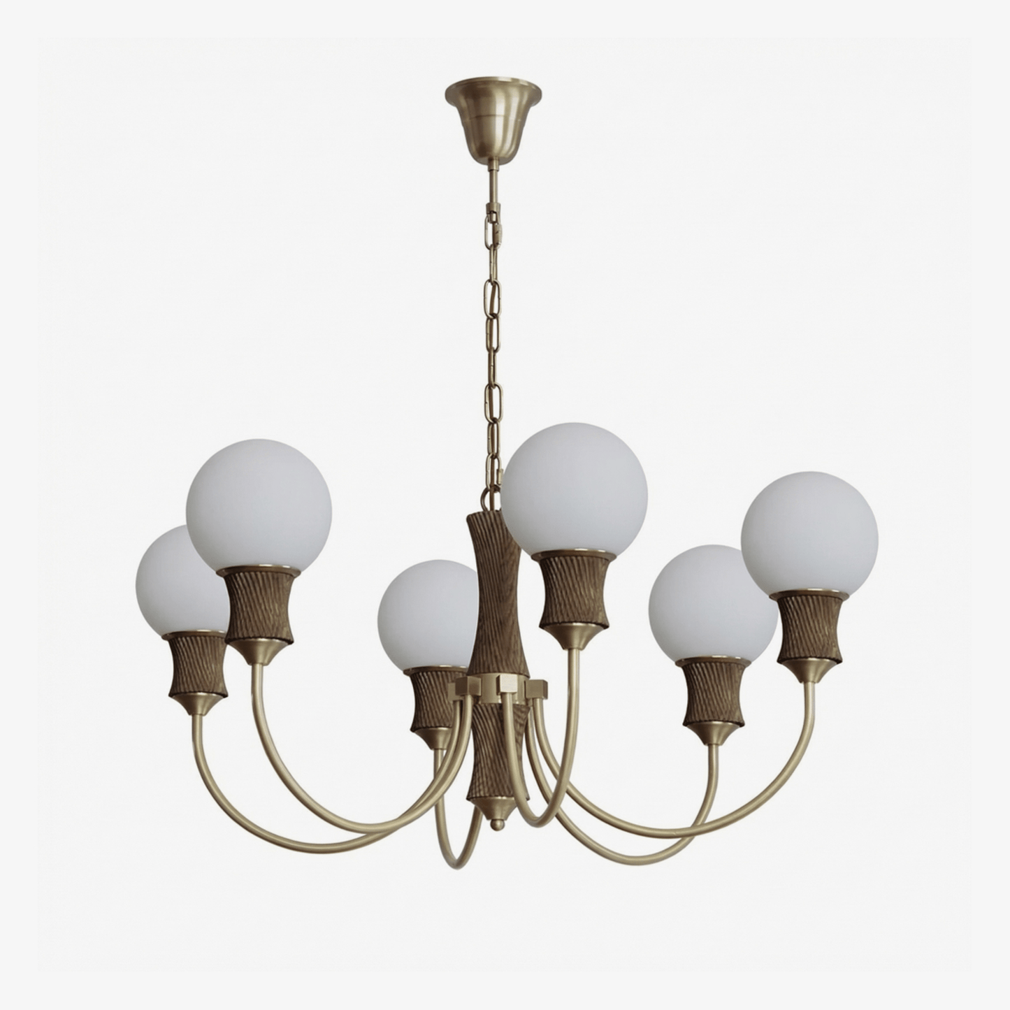 Valdora Globe Chandelier - Elegant Design with Adjustable Height & LED