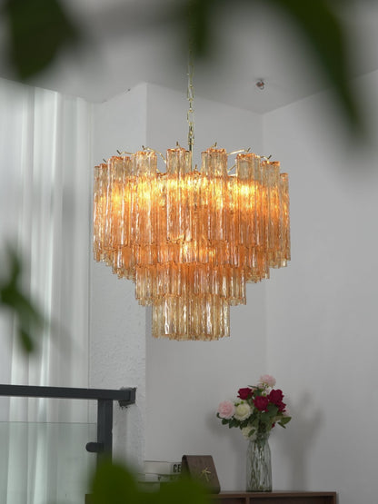 Vellune Cascade Chandelier - Elegant Design with Adjustable Height & L