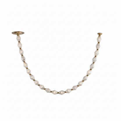 Riviere Chain Chandelier - Elegant Design, Adjustable Height, LED Comp