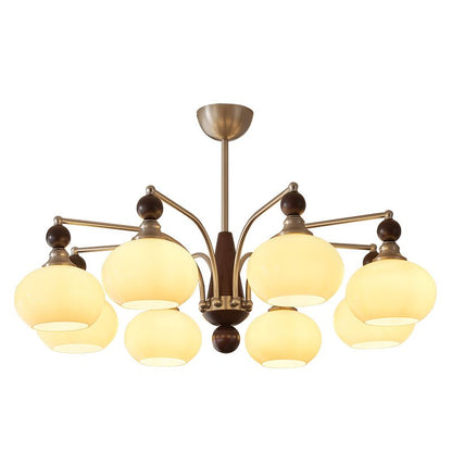 Serenade Chandelier - Elegant Design with Adjustable Height & LED Ligh
