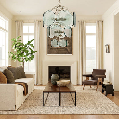 Rovigo Chandelier - Elegant Design with Adjustable Brightness & LED Bu