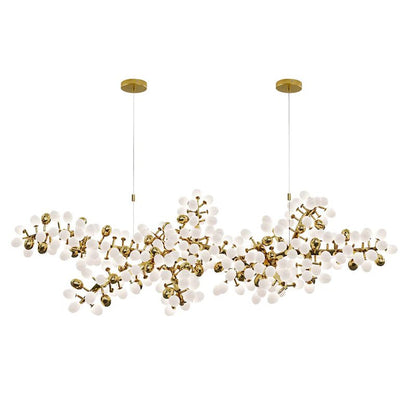Selene Droplet Chandelier - Elegant Crystal Design with Adjustable Hei