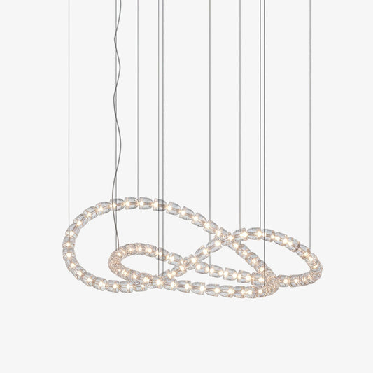 Gabriel Infinity LED Chandelier - Dimmable, Modern Design, Energy Effi