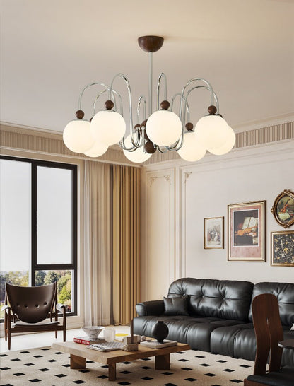 Aurora Loop Chandelier - Dimmable LED, Modern Design, Adjustable Heigh