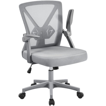 Computer Mesh Chair with Flip-up Arms Adjustable Height Position 1