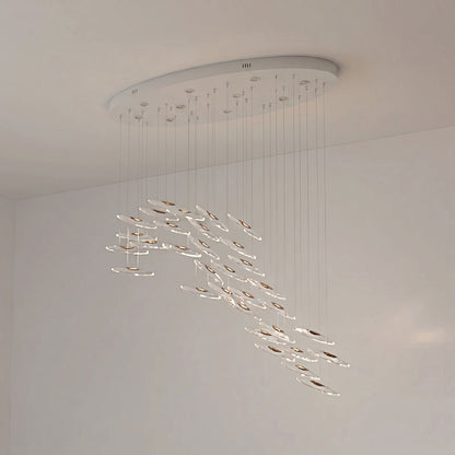 Elegant Moonlight Whispers Chandelier with Adjustable Brightness & Cry