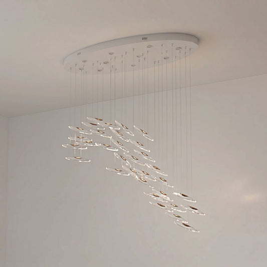 Elegant Moonlight Whispers Chandelier with Adjustable Brightness & Cry