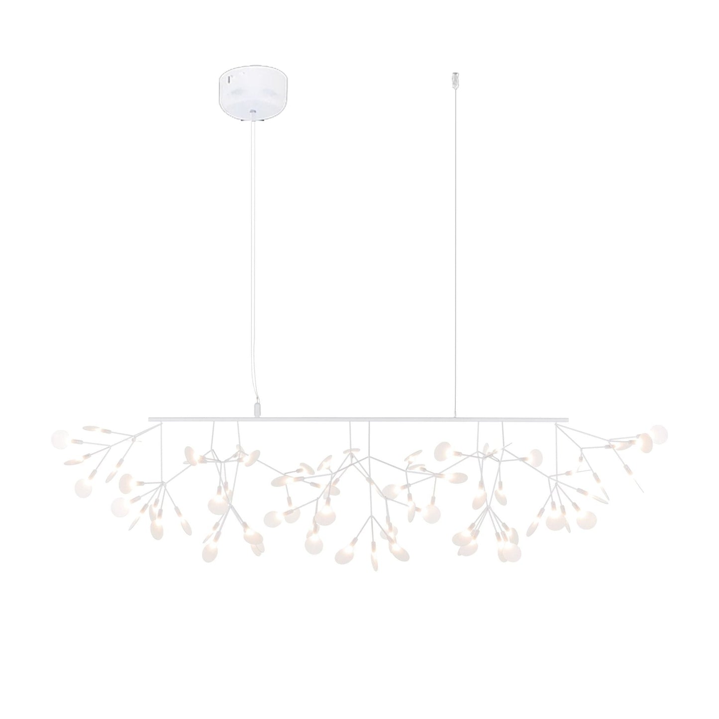 Elegant Long Firefly LED Chandelier - Dimmable & Energy Efficient