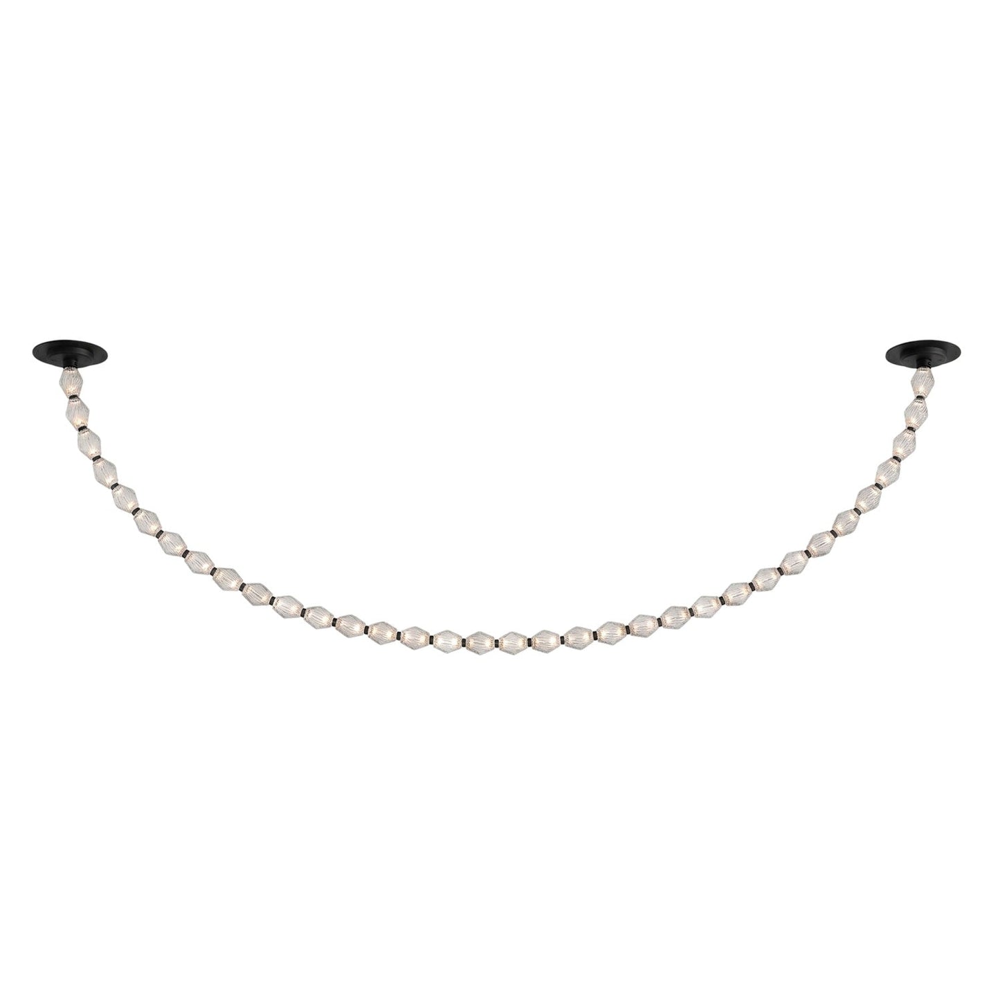 Riviere Chain Chandelier - Elegant Design, Adjustable Height, LED Comp