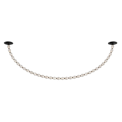 Riviere Chain Chandelier - Elegant Design, Adjustable Height, LED Comp