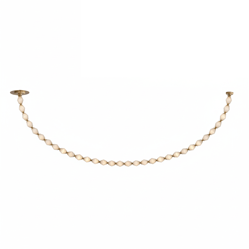 Riviere Chain Chandelier - Elegant Design, Adjustable Height, LED Comp