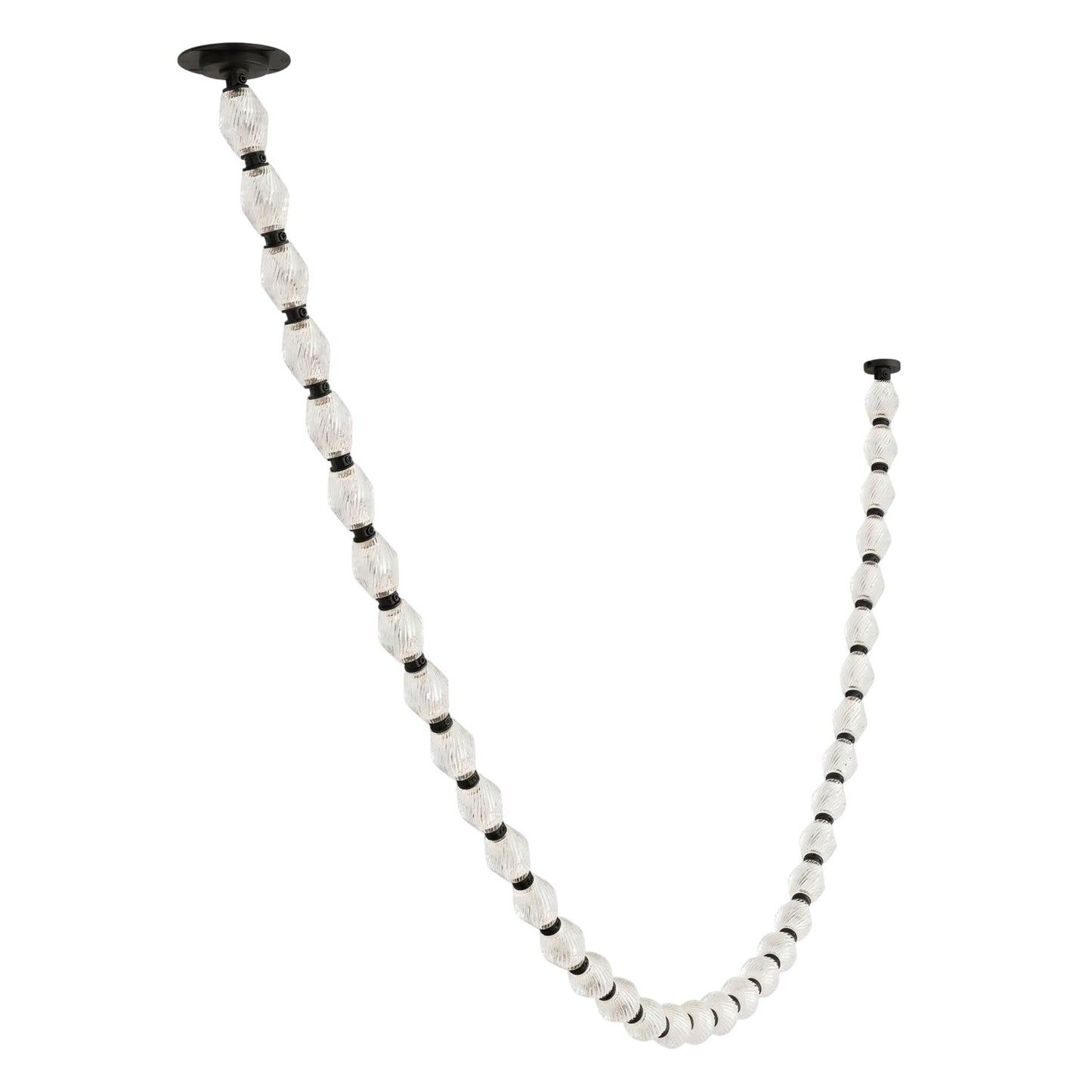 Riviere Chain Chandelier - Elegant Design, Adjustable Height, LED Comp