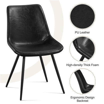 Dining Chairs Set of 2 Modern Upholstered Dining Room Chairs Position 9