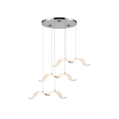 Elegant Large Seagull Chandelier - Adjustable Height, Energy-Efficient