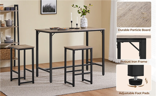 3 Piece Dining Table Set Position 4