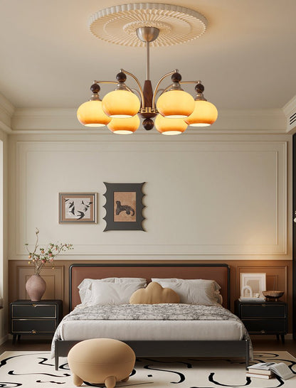 Serenade Chandelier - Elegant Design with Adjustable Height & LED Ligh