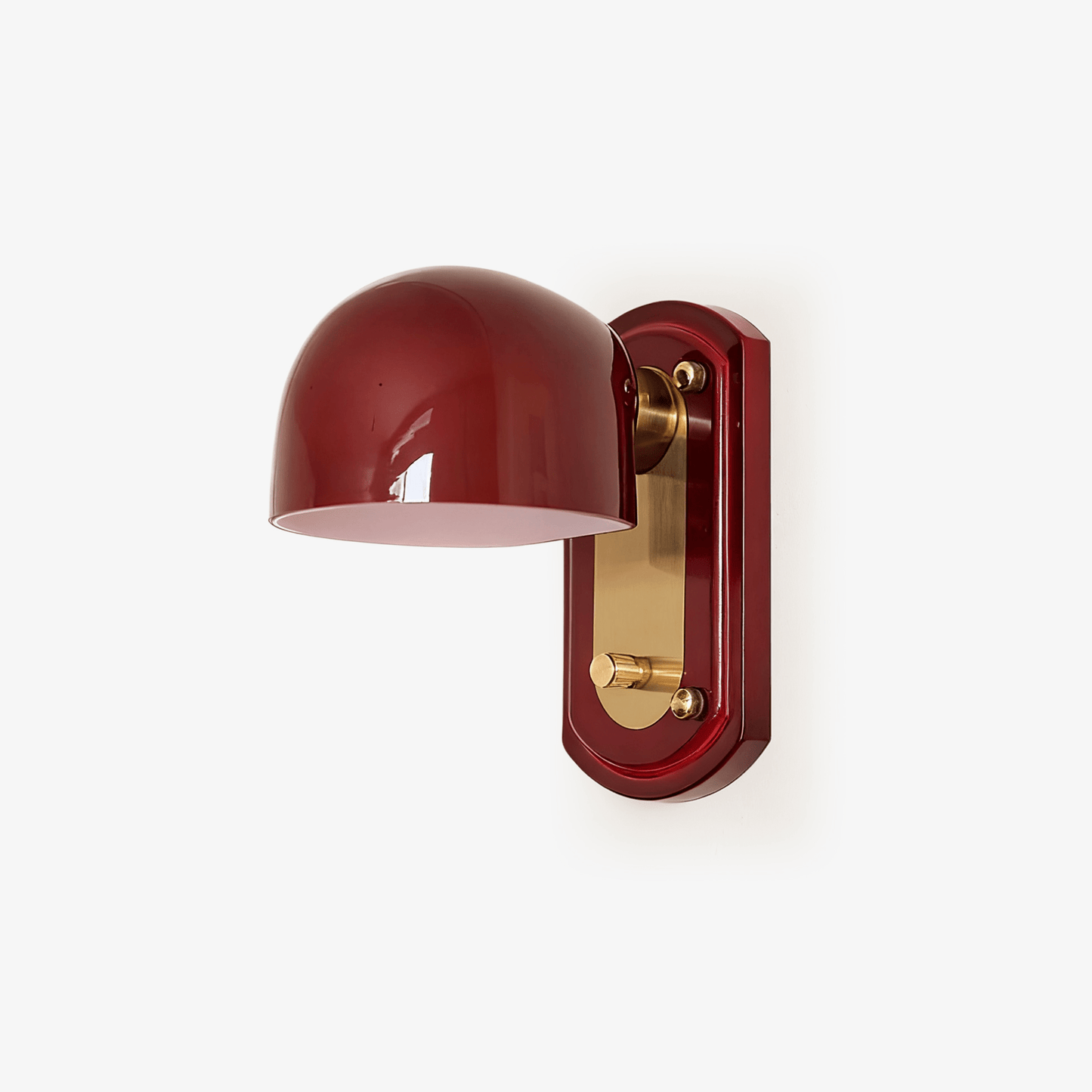 Scarlet Dome Wall Sconce - Elegant Design with LED Light & Adjustable