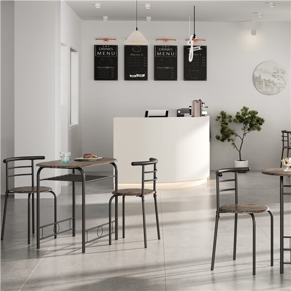 3 Piece Dining Table Set Position 1