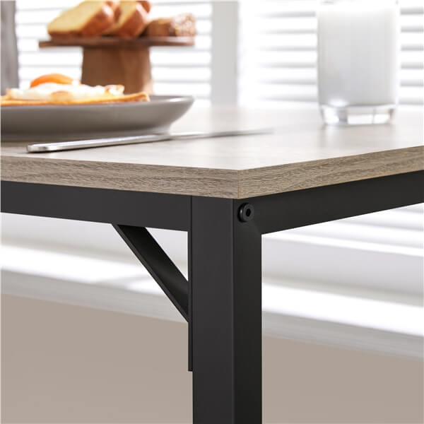 Counter Height Kitchen Table with Bar Stools Set of 2 Position 5