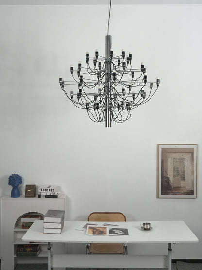 Elegant Tiered Branch Chandelier - Adjustable Height, LED Compatible