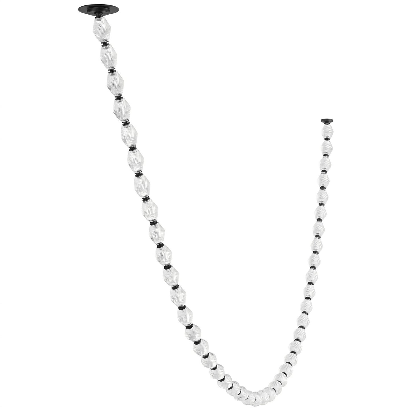 Riviere Chain Chandelier - Elegant Design, Adjustable Height, LED Comp
