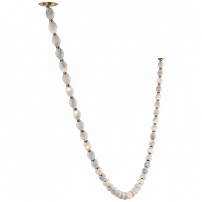 Riviere Chain Chandelier - Elegant Design, Adjustable Height, LED Comp