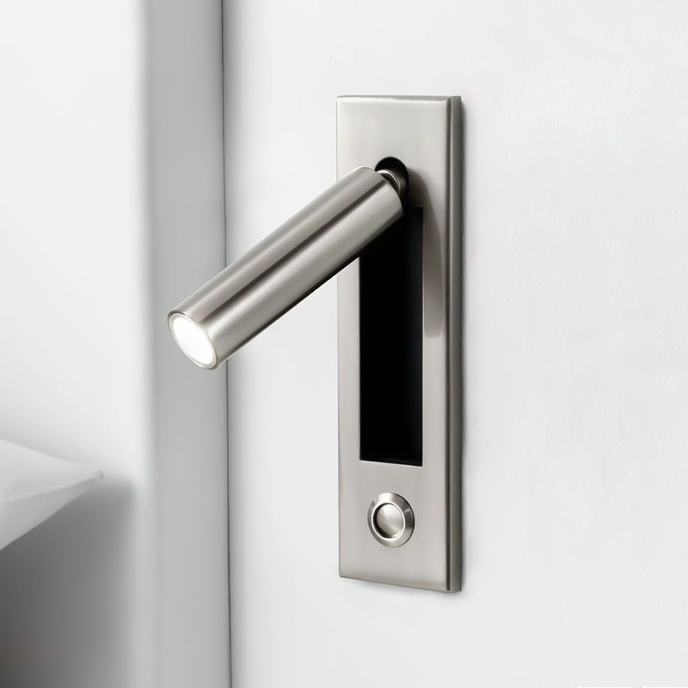 Professional Embedded Bedside Sconce with Adjustable Light and USB Por