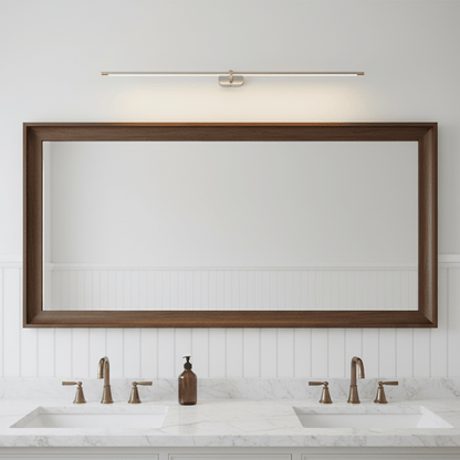 Sleek Linear Wall Lamp - Dimmable LED, Adjustable Brightness