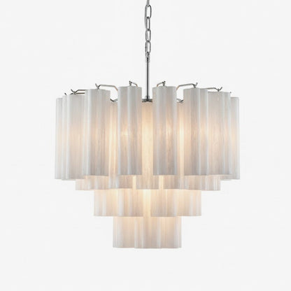 Stratum Ripple Chandelier - Modern Design with Adjustable Height & LED