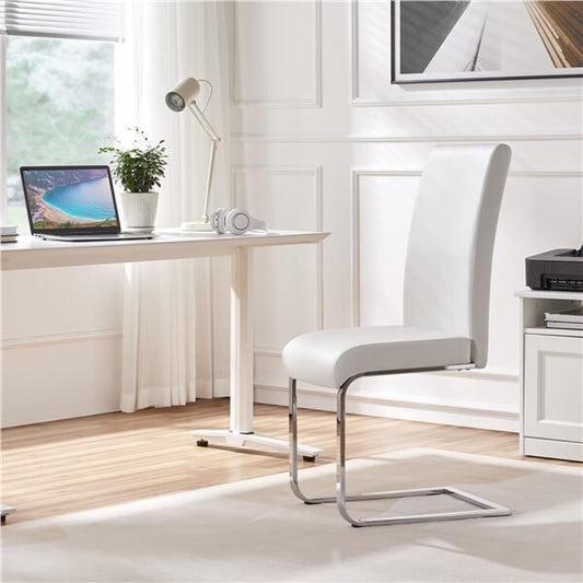 Dining Chairs Set of 6 Modern Faux Leather Position 1
