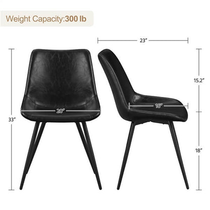 Dining Chairs Set of 2 Modern Upholstered Dining Room Chairs Position 8